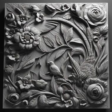 Patterns and decorations stl linework 2 3d model